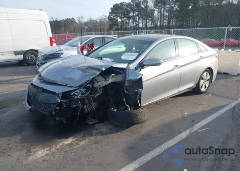 2015 Hyundai Sonata Hybrid Limited из США, поврежденный, VIN KMHEC4A45FA130196